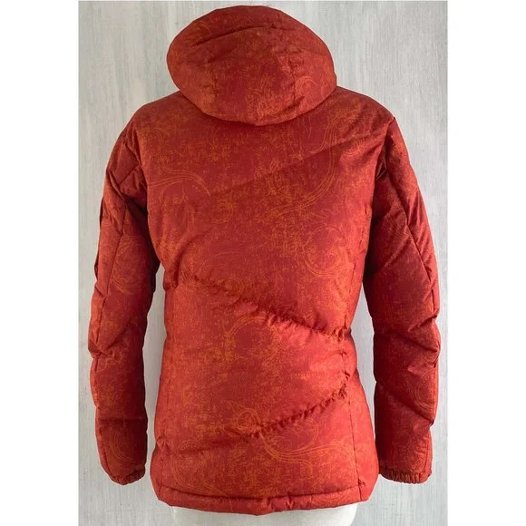 Columbia Titanium Women's Small DOWN Insulated snowboard ski Hooded Zip Jacket - Picture 4 of 16